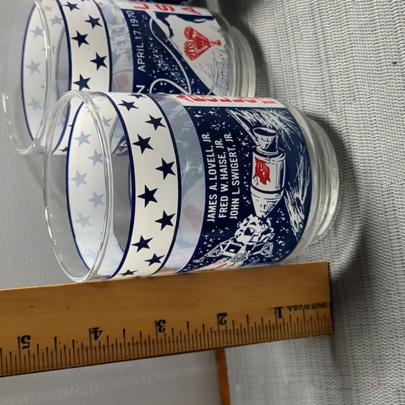 Set of 3 "Apollo 13" drinking glasses - Picture 8 of 8